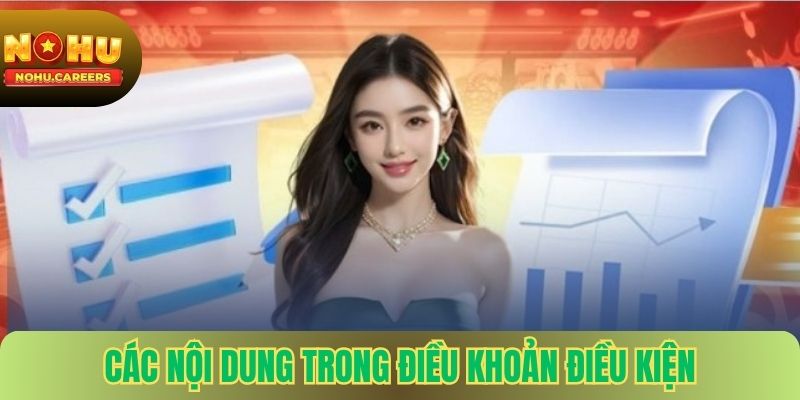 Các nội dung trong điều khoản điều kiện tại nohu